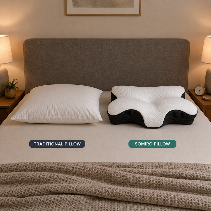 Person struggling with poor sleep